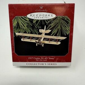 NEW 1998 HALLMARK SERIES ORNAMENT 1917 CURTISS JN-4D "JENNY" SKY'S THE LIMIT